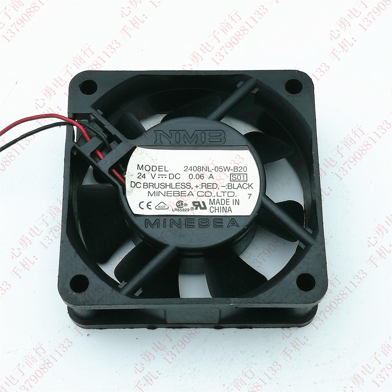 原装 NMB 2408NL-05W-B20 24V 0.06A 6020 6CM 变频器 散热风扇