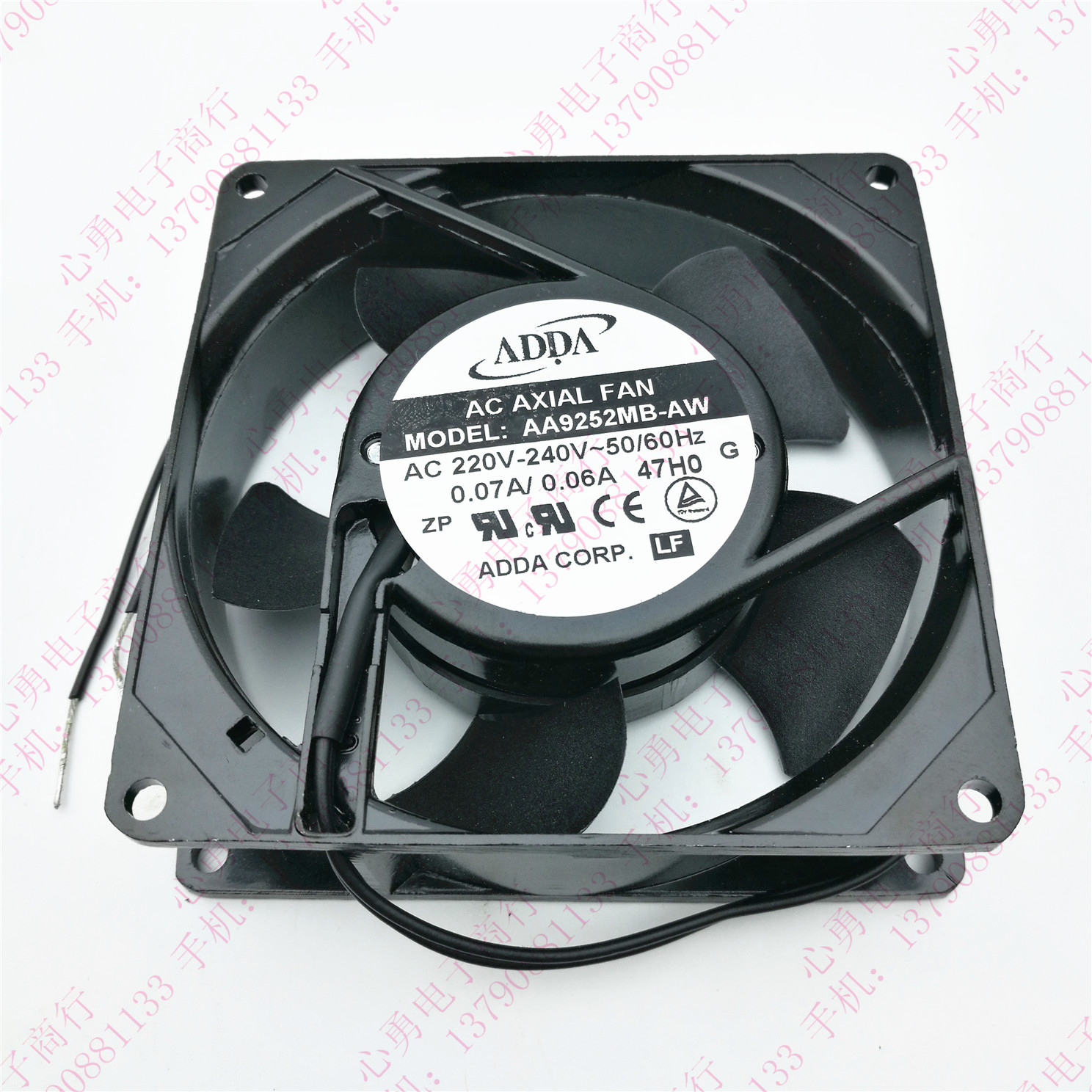 全新原装 ADDA AA9252MB-AW AC220V-240V 9225 9CM 铝框 散热风扇