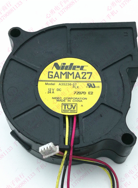 原装 NIDEC GAMMA27 A35236-57 6025 12V 0.24A 投影机涡轮风扇