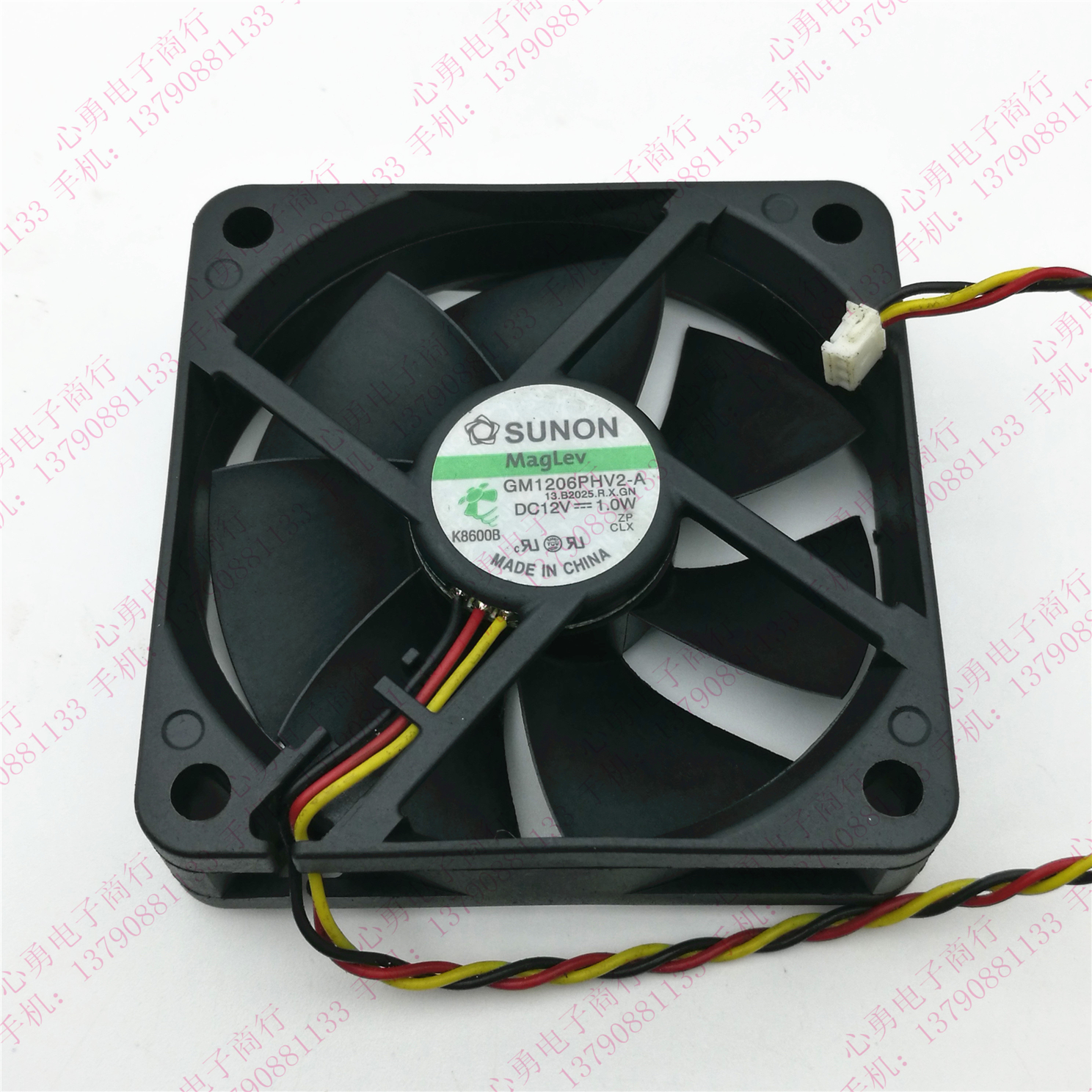 原装 SUNON GM1206PHV2-A 12V 1W 6015 6CM 3线 静音电源散热风扇