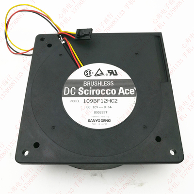 原装 Sanyo 109BF12HC2 12V 0.6A 12032 12CM 鼓风机设备散热风扇