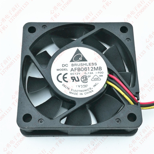 12V 0.12A FOO 原装 6CM AFB0612MB 6015 电源CPU散热风扇 台达