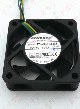 原装 FOXCONN PVA045E12M-P01-AE 12V 0.20A  4515 4线 散热风扇