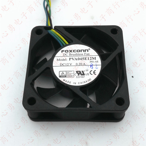 原装 FOXCONN PVA045E12M-P01-AE 12V 0.20A  4515 4线 散热风扇