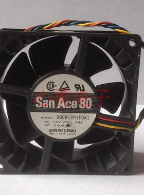 原装正品Sanyo/三洋散热风扇9G0812P1F041 DC12V 0.58A 8038