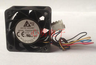 原装正品Delta/台达散热风扇TAA0412 DC12V 0,6A 4线温控4020