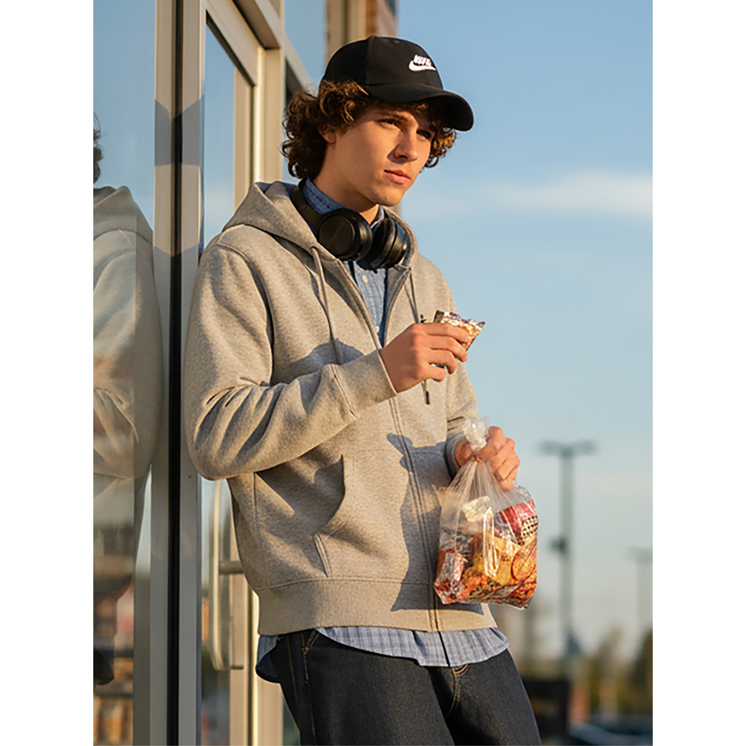 Olliesnap连帽卫衣男款情侣外套