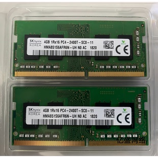 PC4 1RX16 2400T SC0 11笔记本内存HMA851S6AFR6N 海力士4G