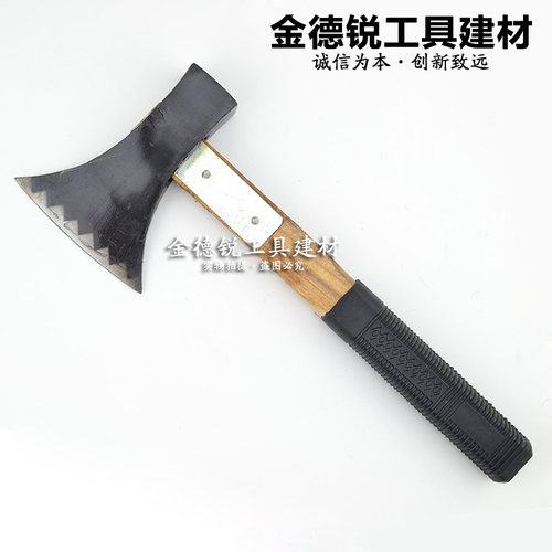 木工斧头斧子 单刃斧木柄 加固手柄锤斧已开刃双刃斧木工包邮