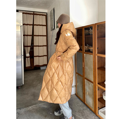 heidy通勤聚酰胺纤维长款连帽