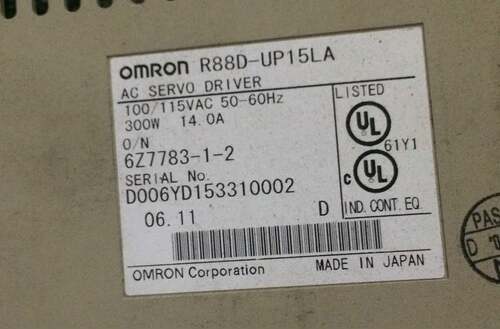 190-R88D-UP15LA 二手欧姆龙驱动器