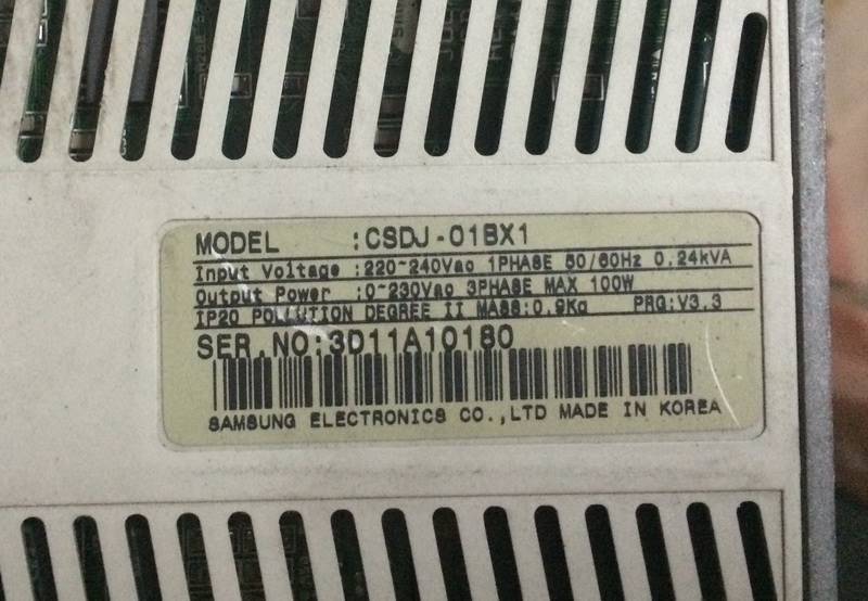 190-CSDJ_01BX1 二手三星驱动器