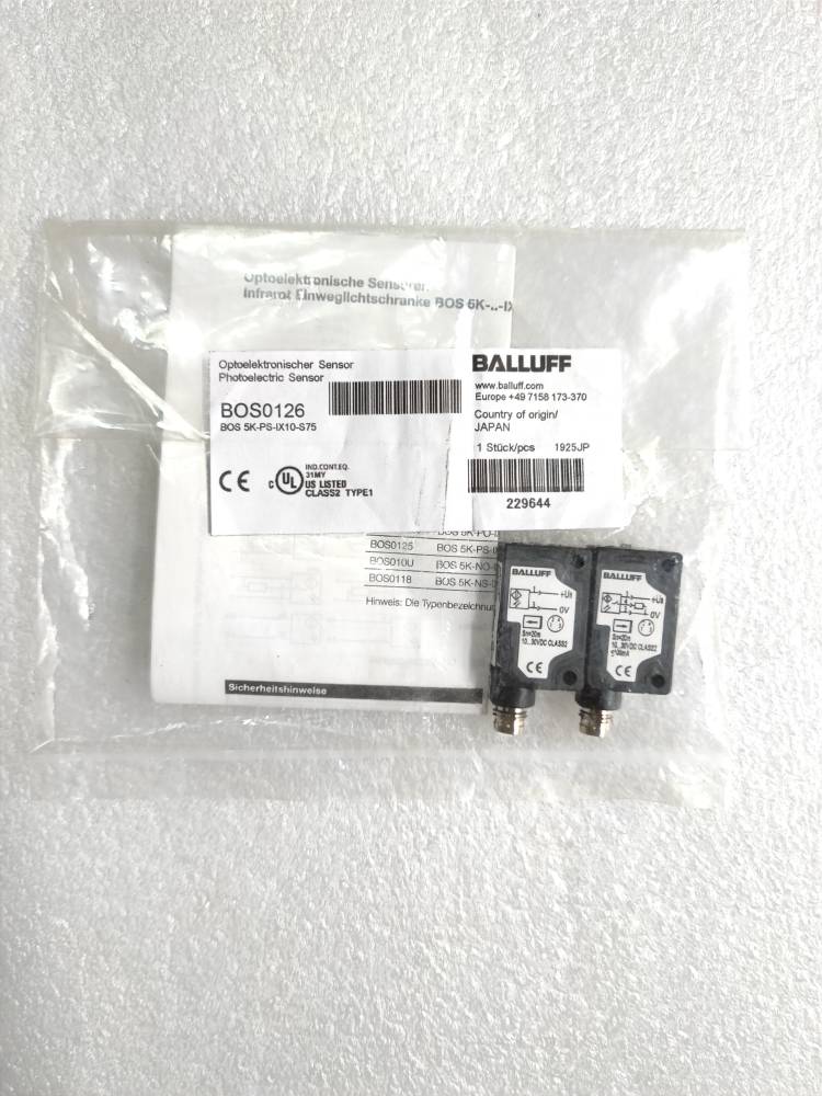 188-全新原装 巴鲁夫 BOS0126 BOS 5K-PS-IX10-S75 实物拍摄 现货