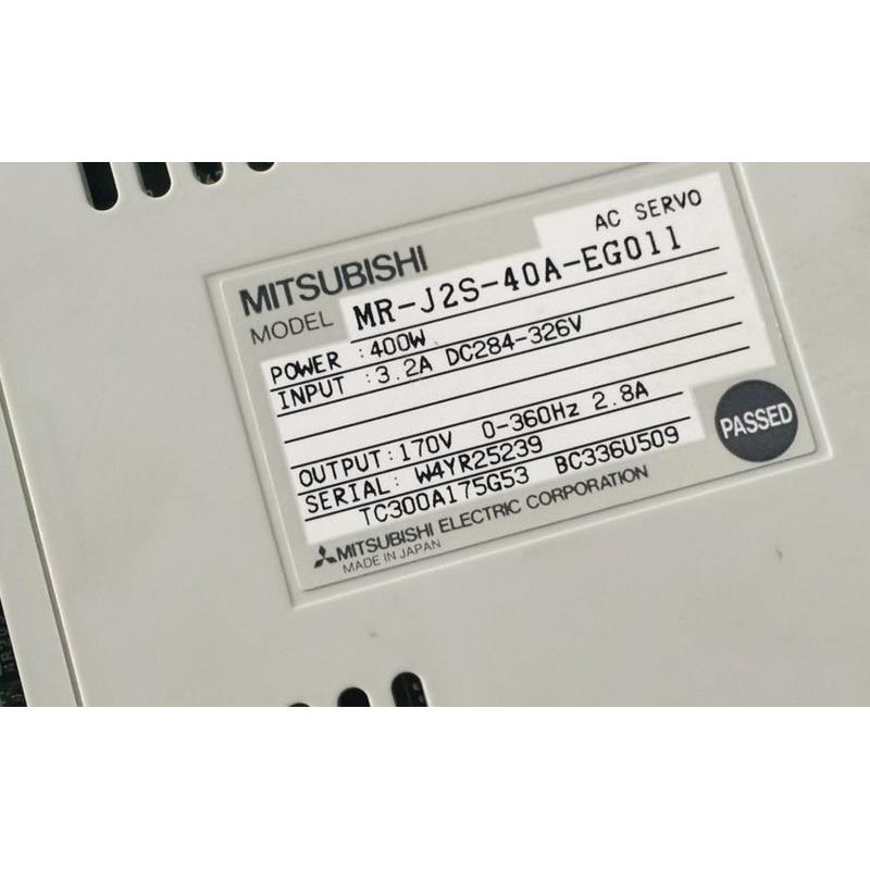 首单优惠-二手三菱驱动器MR-J2S-40A-EG011