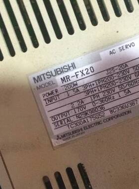 190-MR-FX20二手三菱驱动器