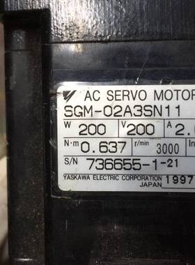 190-SGM-02A3SN11 二手安川电机 专业销售维修一体化