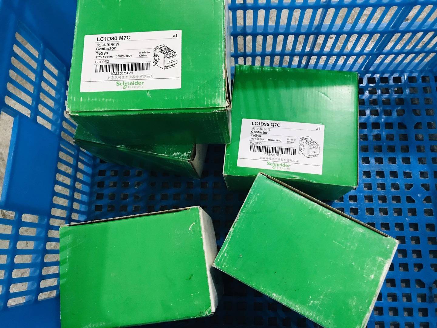 26-LC1D80M7C LC1D95M7C LC1D95Q7C 施耐德交流接触器 全新原装正