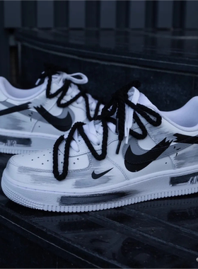 NikeAirForce1球鞋定制低帮板鞋