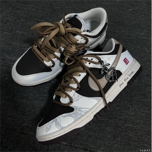 Dunk Nike Low 灵蛇献瑞经典 球鞋 百搭棕白摩卡低帮男女板鞋 定制