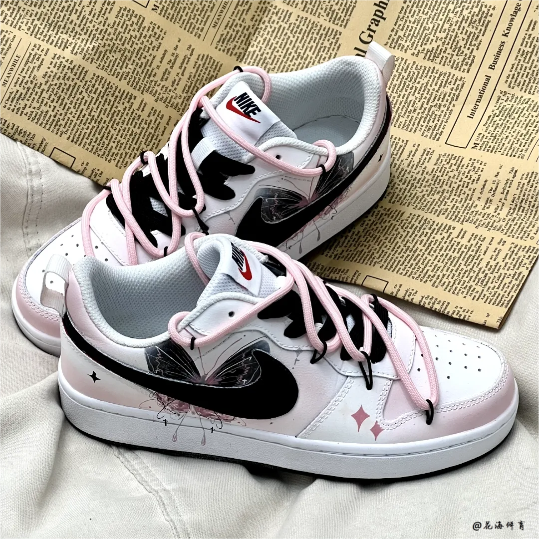 NikeCourtBorough球鞋定制低帮