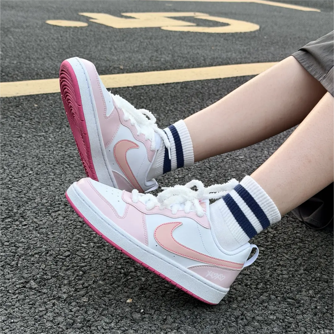 Nike球鞋定制可爱甜美低帮女板鞋