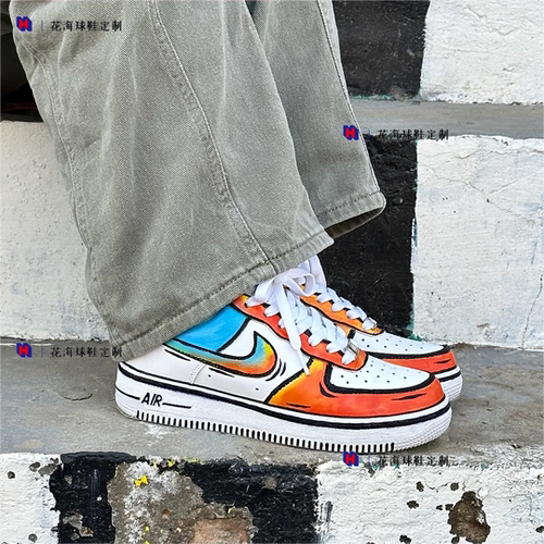 Nike球鞋定制AirForce1低帮