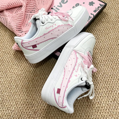 PUMA彪马 Skye 甜心蜜语学院风多巴胺可爱温柔女款休闲复古板鞋