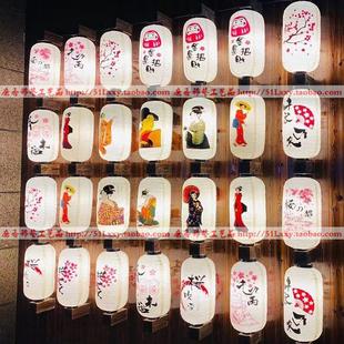 日韩式 饰居酒屋烧肉深夜食堂烧鸟户外防水PVC定制 灯笼料理餐厅装