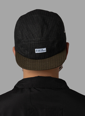 DABOE日系平檐格子男女鸭舌帽百搭滑板嘻哈街头遮阳五片鸭舌帽