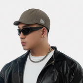 DABOE美式 水洗3CM短檐棒球帽男女软顶透气小帽檐百搭做旧鸭舌帽