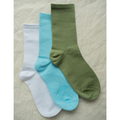 薄款 试穿半个月很好穿春夏季 彩色抗菌防臭堆堆袜 中筒棉袜子 古苔