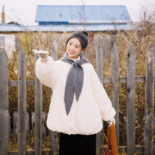 古苔10w人看过的90白鸭绒羽绒服