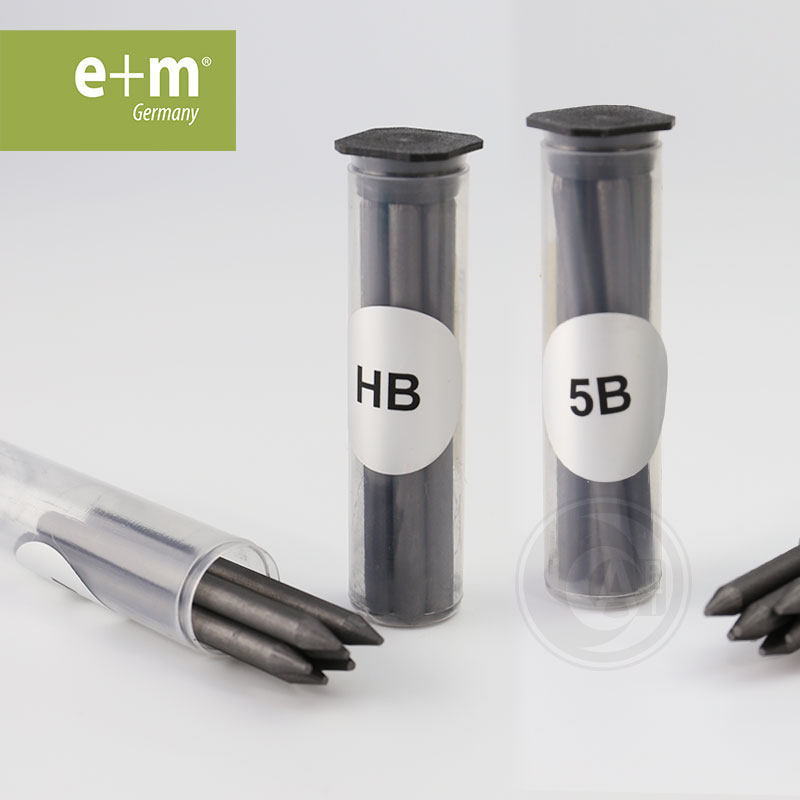 [ART] 독일 E+M HB|5B 흑연 연필심 엔지니어링 리필 5.5MM 6개 세트