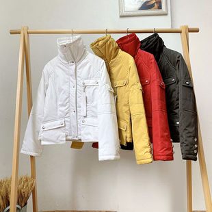 偏薄款 风棉衣夹克女秋冬 棉服 帅气休闲工装 撤柜单