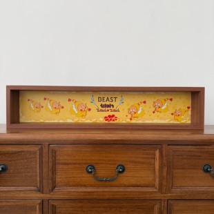 抽拉玻璃泡泡玛特星星人5代怦然星动盲盒收纳盒展示柜防尘框展示