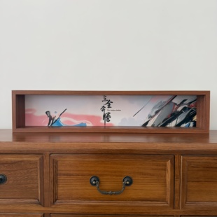 抽拉玻璃POP泡泡玛特点金奔腾系列手办盲盒展示框收纳盒背景图