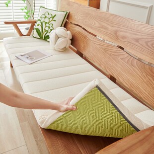 高密度沙发垫海绵垫硬厚可拆洗藤席红木沙发坐Q垫四季通用实木夏