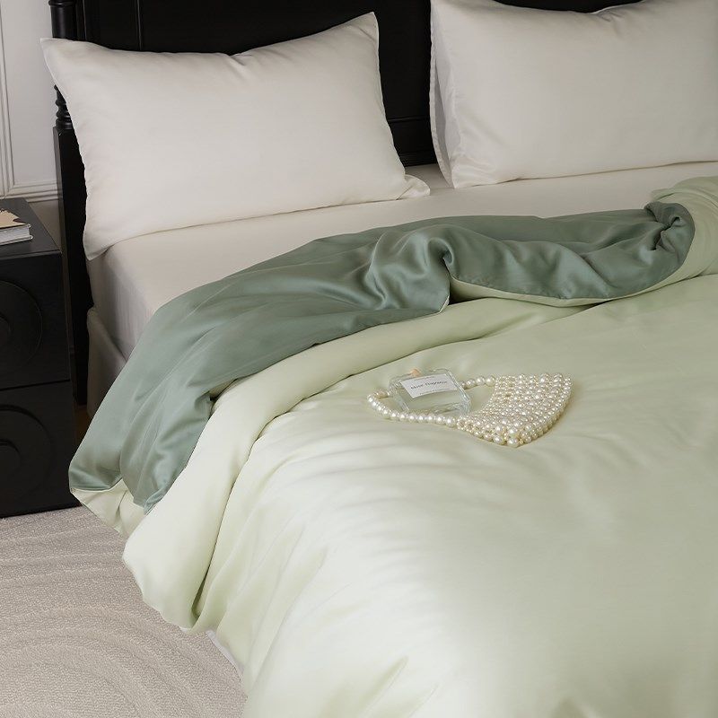 高级感6a0s兰精天丝被套单件 春夏季纯色简约单双人家用被芯套1.8
