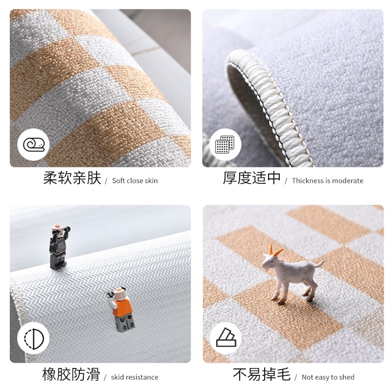 地垫入户门垫现代中式玄关竖铺圈绒防滑垫大面积S全铺家用进门脚