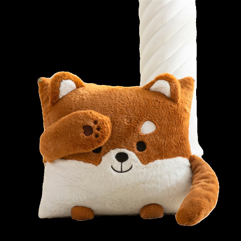 两用抱枕被加厚冬季卡通汽车沙发学生宿舍靠垫枕S头被午休可爱毛