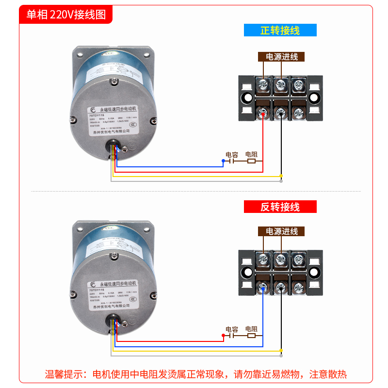 90TDY060永j磁电机220V马达小型减速纠偏机同步低速380V工业电动