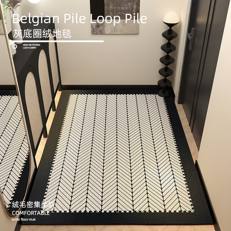 高级感入户门地垫进门门口脚垫轻奢家用室内玄关地毯门.垫入门垫