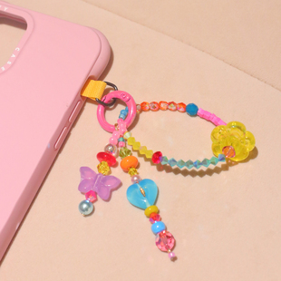 cute童话世界多巴胺配色可爱ins风时髦精挂饰氛围感手机链包挂
