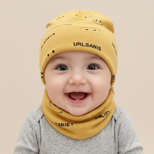 婴儿帽子春秋冬天男女宝宝护卤门套头护耳朵可爱超萌韩版 2025新款