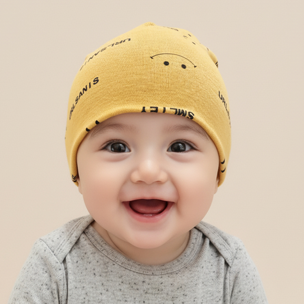 婴儿帽子春秋冬款6-12个月幼儿男女童宝宝纯棉韩版新款小孩1-2岁3