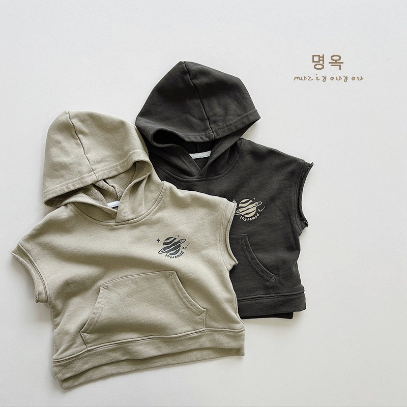 有腔调男女童马甲春秋新款儿童韩版休闲套头卫衣背心潮童装2026潮,童装/婴儿装/亲子装,马甲,淘宝优惠券,粉丝福利购,淘宝优惠卷