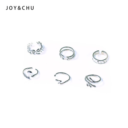 joychu原创设计纯银指环ins情侣