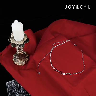 joychu项链明星同款碎钻感
