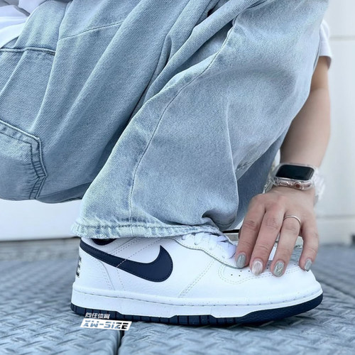 Nike耐克BIG男子低帮白蓝板鞋