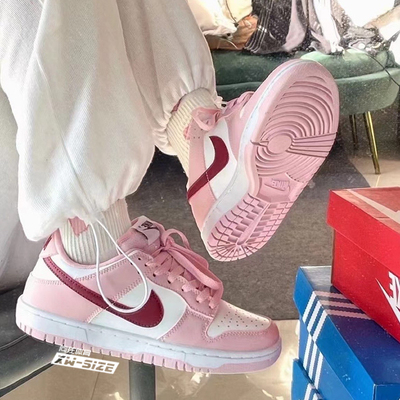 休闲鞋Nike板鞋樱花粉系带低帮
